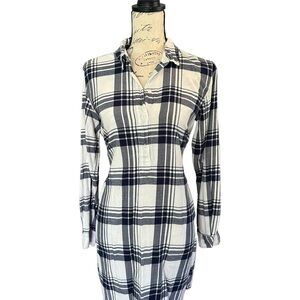 Plaid J. Crew Flannel Dress